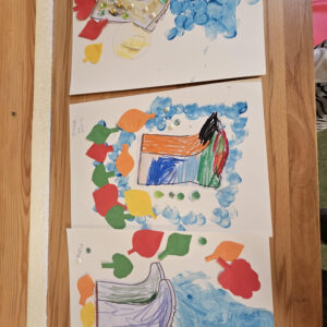 pszczółki jesienią